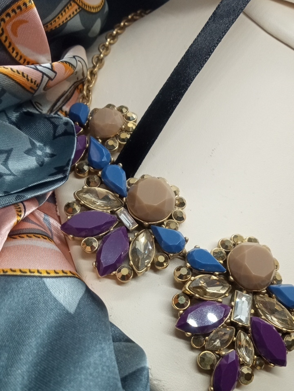 J.CREW FLEURAL STATEMEN NECKLACE - Picture 5 of 11